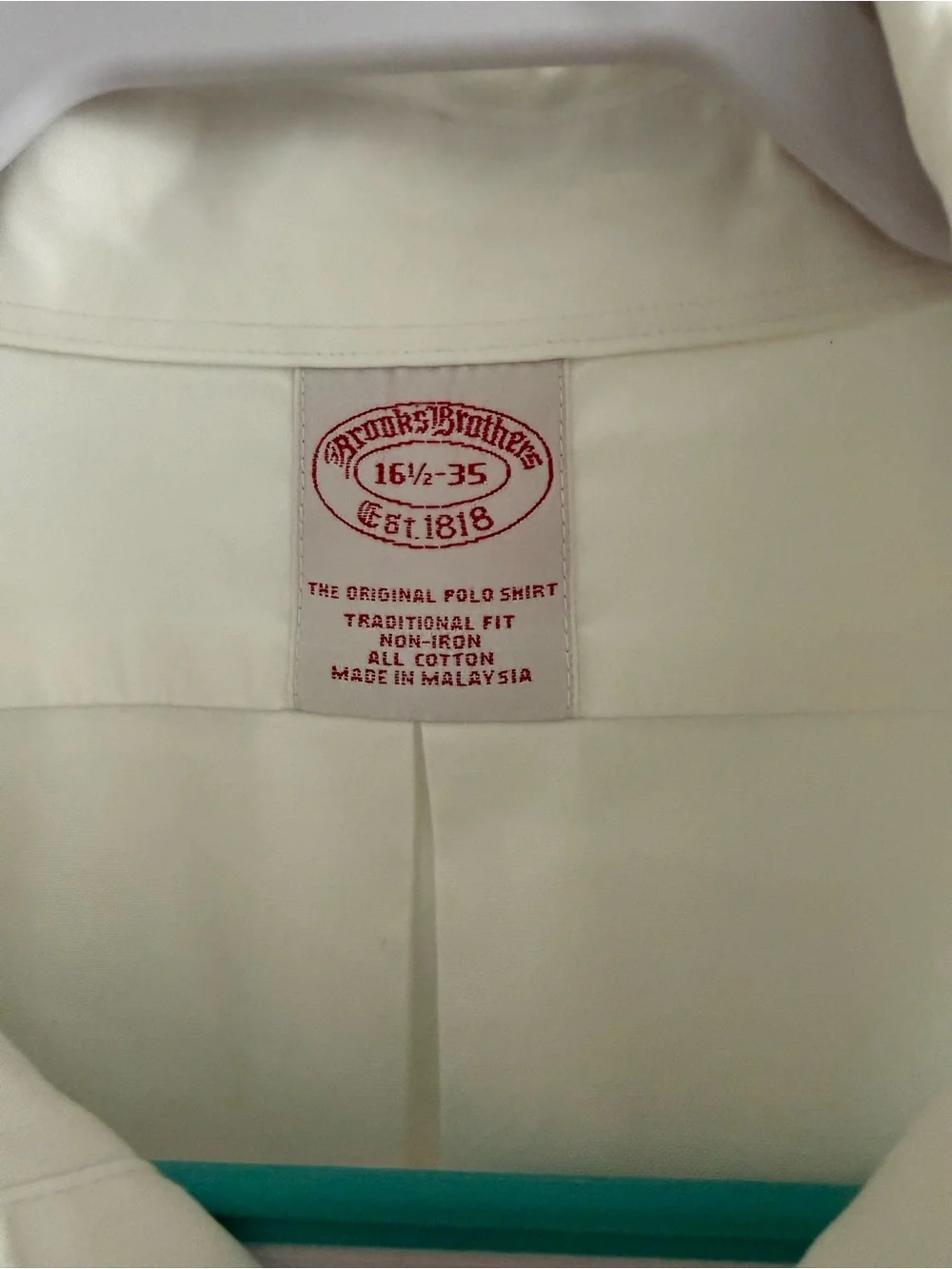 Brooks Brothers White Button-Down Dress Shirt
